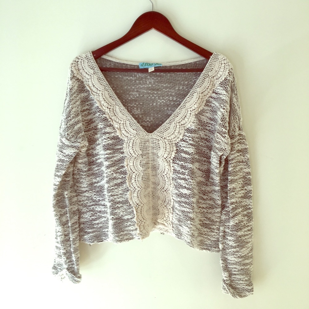 Super cute crochet sweater